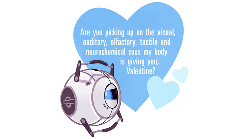 Illustration for article titled Nothing Says "I Love You" Like Portals And Evil Robots